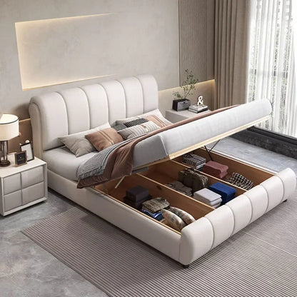 Luxury Frame Double Bed King Size Nordic Pretty Hotel Queen Double Bed Princess Modern Cama Matrimonial Bedroom Furniture