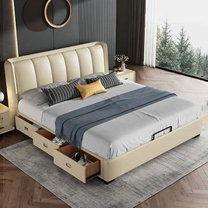 Modern Upholstered Bed Bedroom Set Wooden Multifunctional Bedroom Set Platform Free Shipping Meuble De Chambre Home Furniture