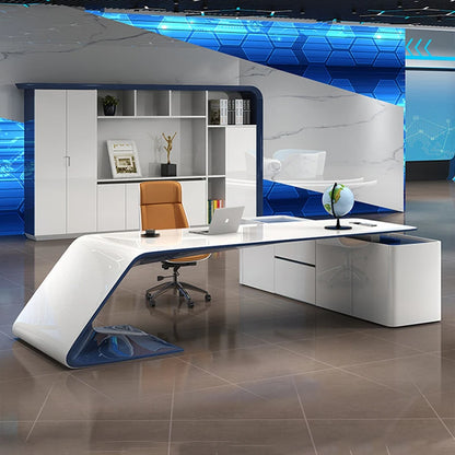 Corner Office Desks Reception Meeting Drawers Computer Executive Work Table Desktop Workbench Scrivania Cameretta Furniture