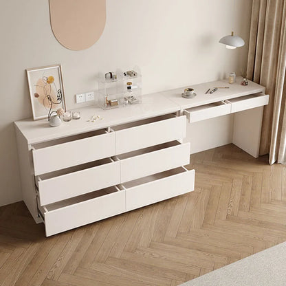 Girls Bedroom Dressing Table Modern Drawer European Makeup Dressing Table Luxury Mirror Vanity De Maquillaje Mueble Furniture