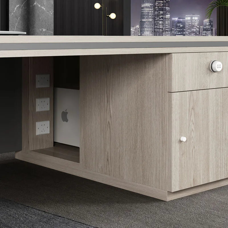 Shelf Executive Vanity Desk Reception L Shape Gaming Modern Desk Home Office Study Meuble Bureau Biurko Gamingowe Home Furniture