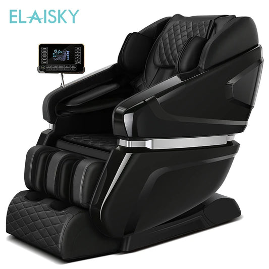 Massage Chair 4d Heating Zero Gravity Full Body Airbags Long SL Track Whole Body Massage Relax Bluetooth Speaker New Year Gift