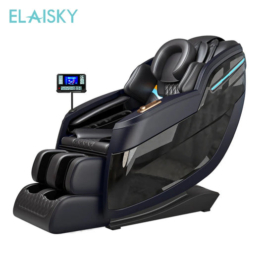 Massage Chair LCD Screen Bluetooth Smart Speaker Chair Multi Functional Electric Massage Chair Full Body Air Bag Zero Gravity