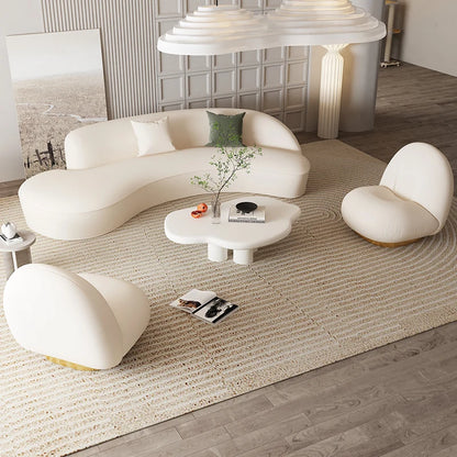 White Waterproof Sofa Chairs Unique Simple Solid Designer Lounge Sofa Modern Nordic European Woonkamer Banken Bedroom Furniture