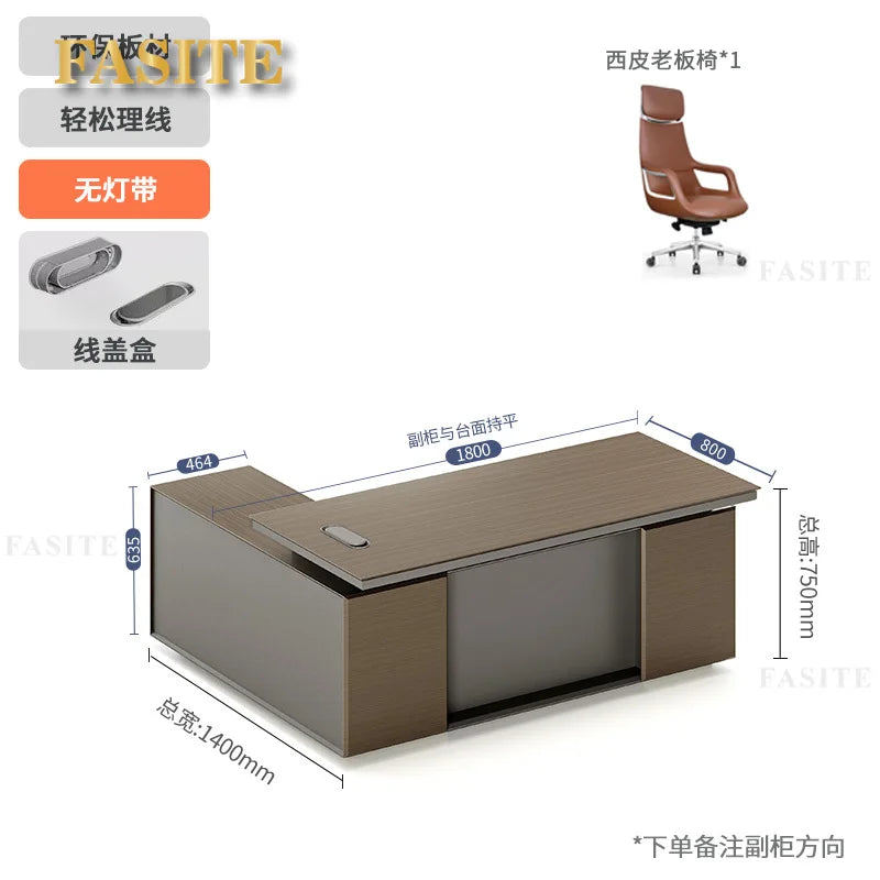 Standing Computer Desk Gaming Organizer Executive Reception Study Office Desk Corner Writing Compuatador Furniture