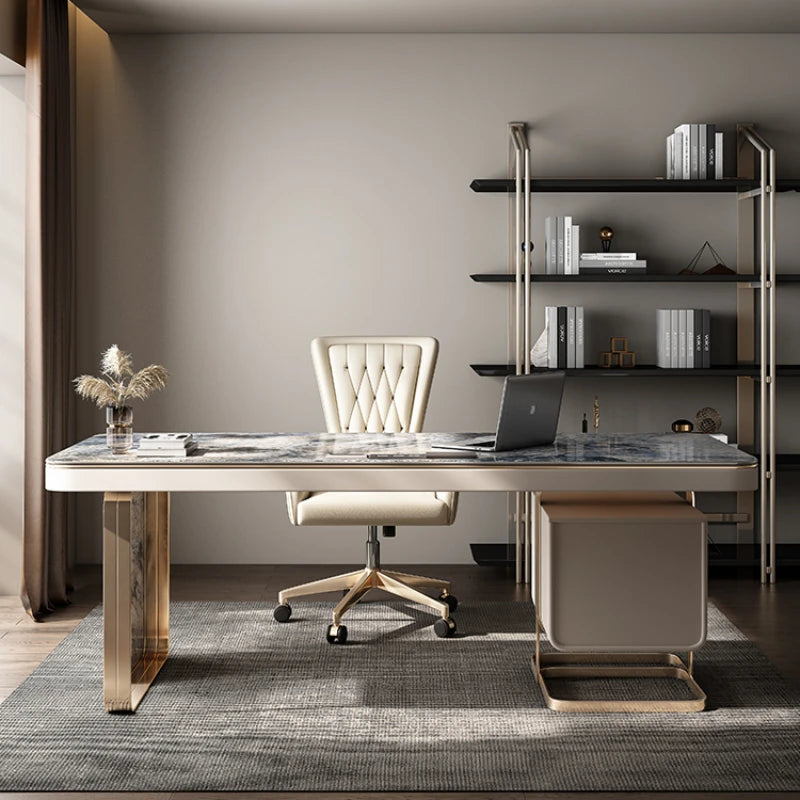 Computer Study Office Desk Work Standing Storage Office Desk Modern Executive bureau meuble Office Desk Furniture MZ50OD