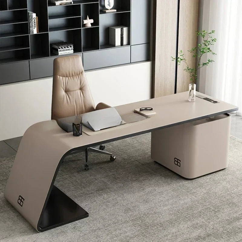 Boss Luxury Office Desks Italian Design Combination Modern Office Desks Executive Computer Escritorio Ordenador Furniture