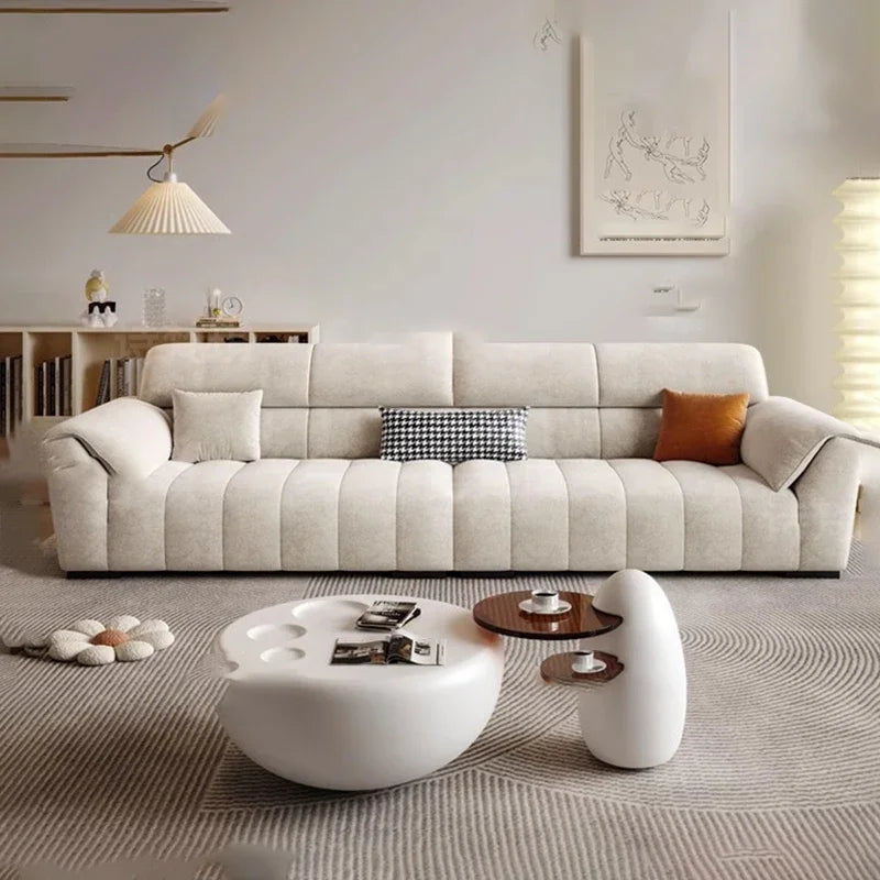 Nordic Modern Living Room Sofas Cozy Lounge Recliner Armchair Sofas Hotel Floor Daybed Divani Da Soggiorno Home Furniture