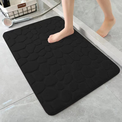 Side Floor Memory Foam Shower Room Doormat