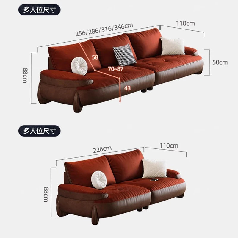 Italiano Conference Togo Sofa Accent Recliner Hotel Brown Lounge Brown Togo Sofa Reading Tabourets De Bar Theater Furniture