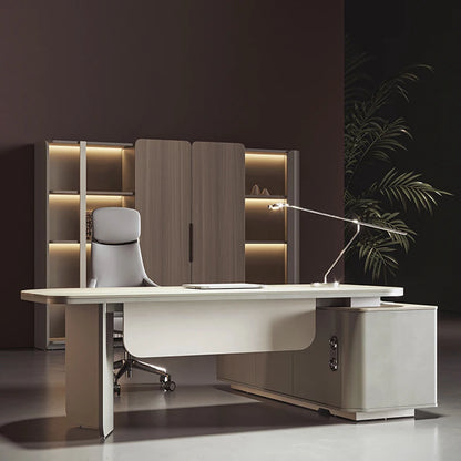 Luxury Nordic Table Storage Modern Standing Boss Desk Storage Italian Executive Scrivanie Per Computer Office Furniture