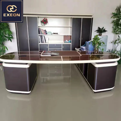 Computer Office Table Furniture Luxury Modern Marble High Quality Ceo Manager Escritorio Boss Executive Home Office Desks