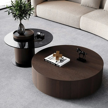 Home Coffee Table Modern Living Room Wood Unique Coffee Table Nordic Round Set Italian Convertible Luxury Set Of 2 Mesa HomeXS