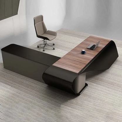 New Wooden Office Furniture Desk Modern Boss Table Luxury Executive Ceo Office Desk for Sale