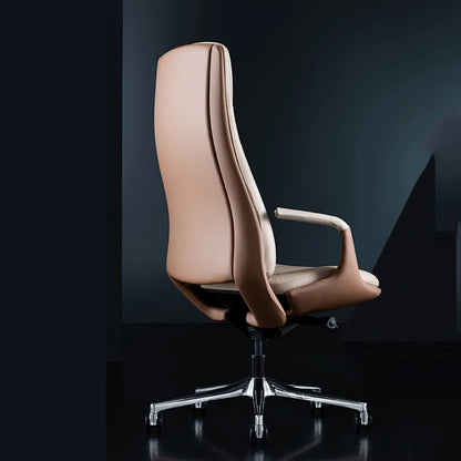 Home Use Hot Sell High quality comfortable modern PU leather swivel manager boss office chair Italy Design Office chair