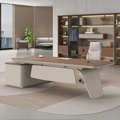 Reception Desk Luxury Vanity Antique Executive Office Desks Coffee Table Writing Meeting Corner Escritorio Furniture Room Laptop