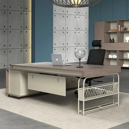 Vanity Executive Desk Writing Writing Students Corner Office Desk Reception Storage Escritorios De Ordenador Home Furniture