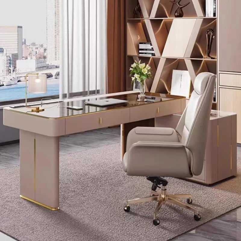 Executive Office Desk Modern Simple Table Computer Offices Work Multifunctional Desks Tavolo Room Offer Supplies Accessories