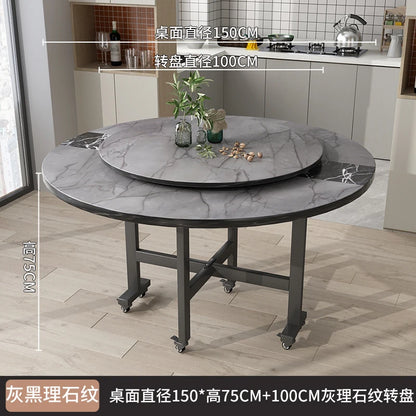 Service Living Room Dining Table Set Console Coffee Round Dining Table Set Modern Multifunctional Comedor Home Furniture HY