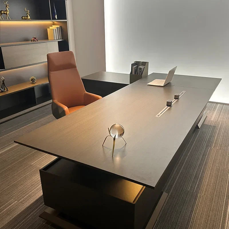 Reception Conference Office Desks Executive Modern European Living Room Office Desks Writing Laptop Scrivania Angolare Furniture