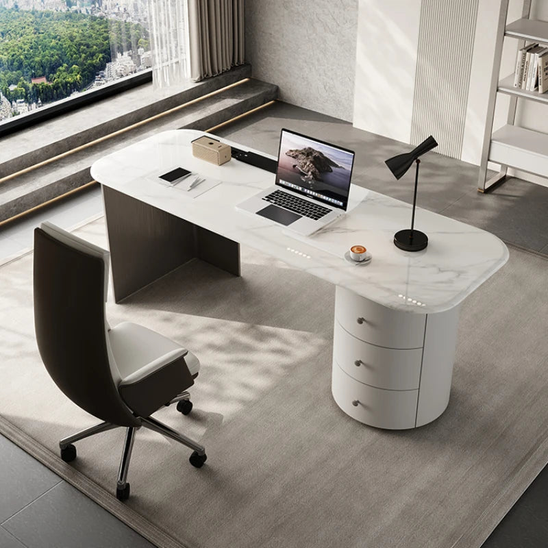 Computer Desk Executive Office Supplies Accessories Offices Minimalist Student Table Furniture Room Automatic Tavolo Auxiliary