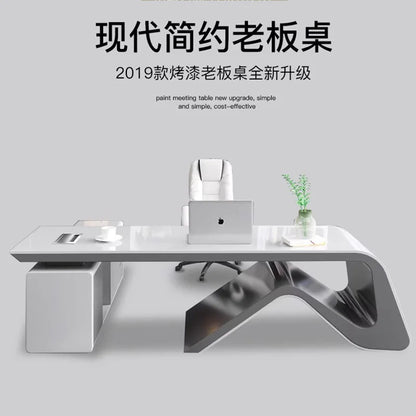 Italian Modern Desk Executive Nordic Luxury Storage Coffee Standing Desk Escritorio Plegable De Pared Study Desk Table Furniture