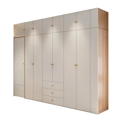 Wooden European New Wardrobe Modern Luxury Large Clothes Storage Wardrobe Portable Drawers Armario Para Ropa Bedroom Furniture