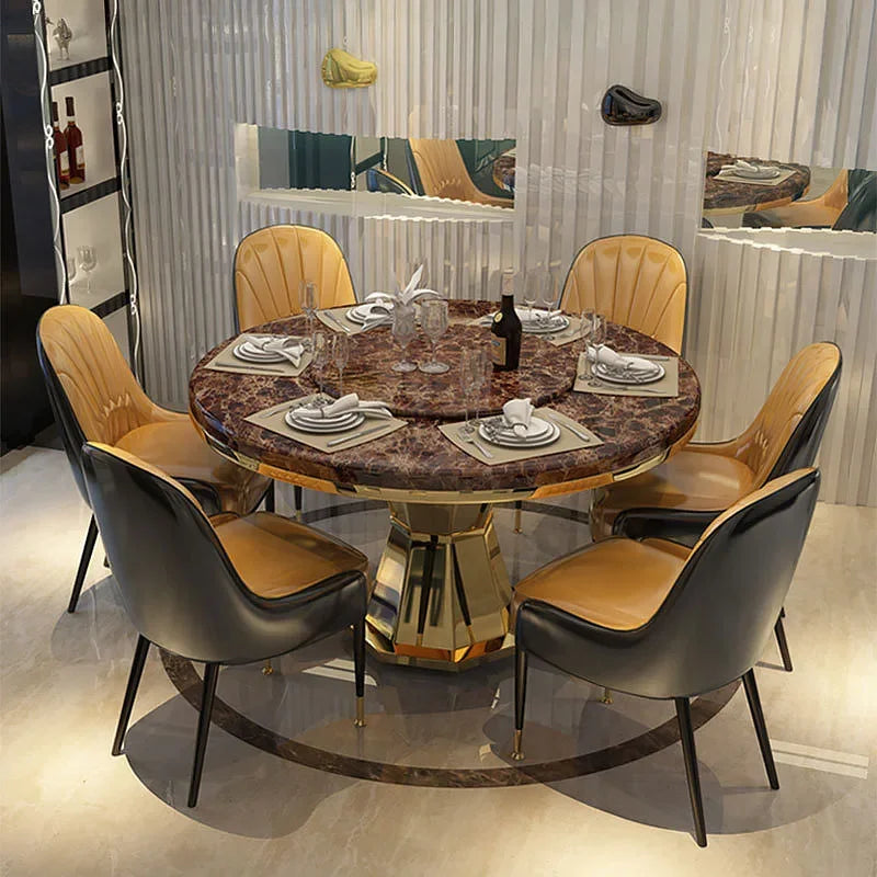 Hot Sale Marble Home Furniture Dining Room Table Sets