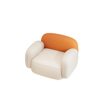 Luxury Fancy Unique Sofas Kawaii Orange Cute Lazzy Floor Living Room Sofas Modern White Divani Da Soggiorno Apartment Furniture