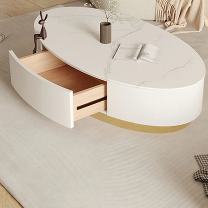 White Japanese Coffee Tables Modern Design Bedroom Oval Coffee Tables Luxury Minimalist Mesinhas De Cabeceira Home Furniture