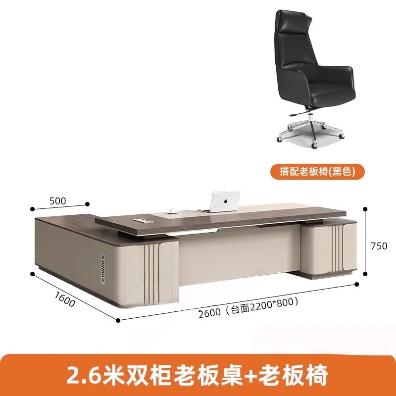 Vanity Coffee Work Desk Computer Bedroom Wooden Meeting Room Standing Drawers Work Desk Table Tavolo Gaming Office Supplies