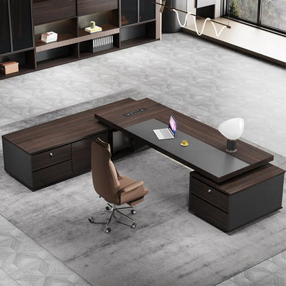 Conference Luxury Office Desks Writing L Shaped Computer Wood Gaming Executive Office Table Minimalist Escritorio Furnitures