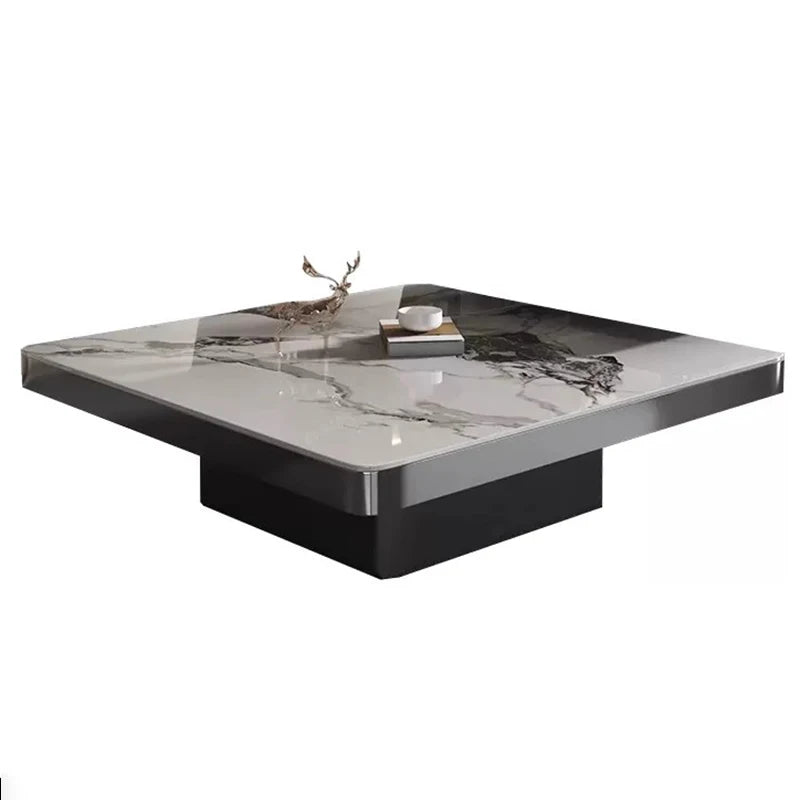 Room Metal Steel Coffee Table Modern Minimalist Italian Regale Side Table Square Aesthetic Beistelltisch Living Room Furniture