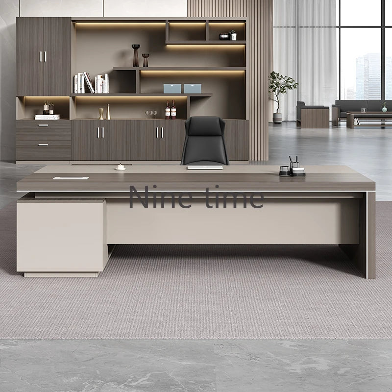 Floor Drawers Office Desks Executive Modern European Writing Computer Desks Student Corner Mesa De Escritorio Room Furniture