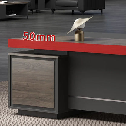 Work Office Desk Simple Modern President Desk Supervisor Manager Table Luxury Computer Writing Mesa Office Furniture Executive