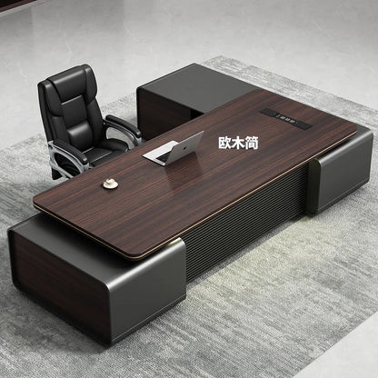 Corner Office Executive Desk Work Study Table Sofa Side Setup Accessories Room Desks Offer Table Manucure Furniture Offices