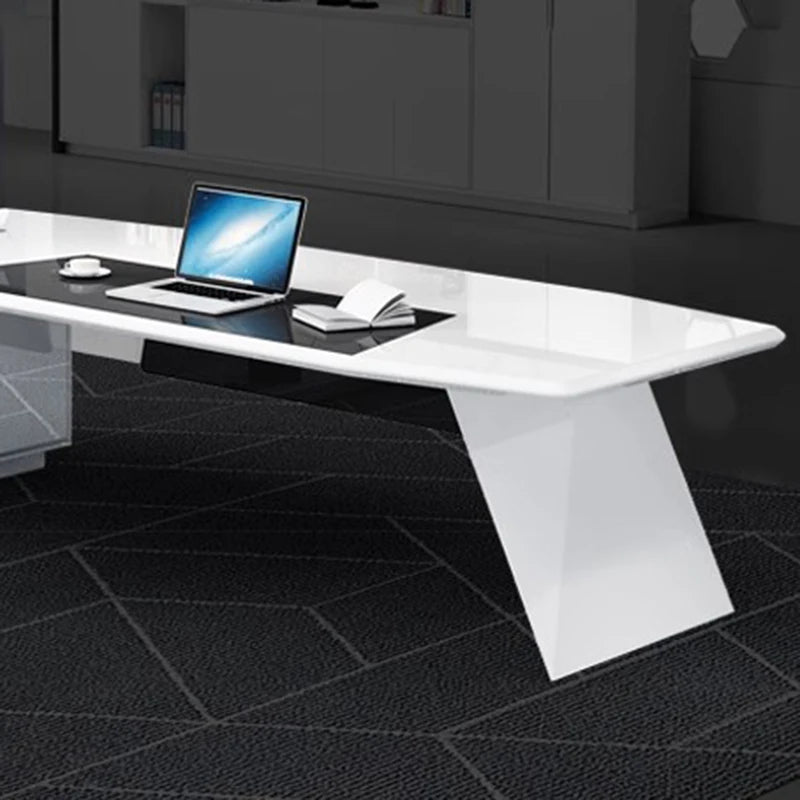 Meeting Table Office Desk White Standing Keyboard Modern Monitor Long Wood Work Office Desk Mainstays Escritorio Accessories