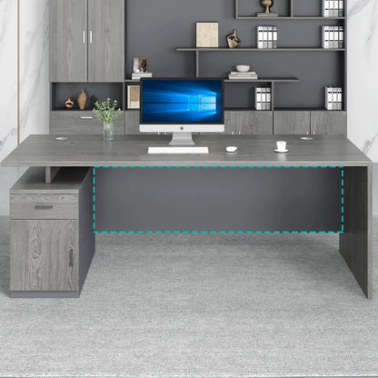 Wide Standing Computer Desk Organizer Modern Pc Gaming Office Table Study Executive Biurka Komputerowe Home Office Furniture