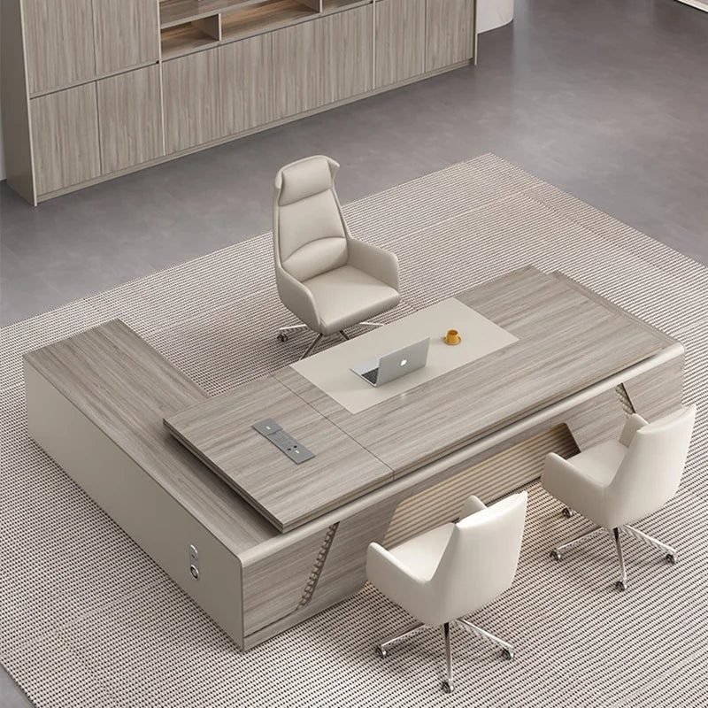 Computer Desk Coffee Tables Desktops Executive Bedroom L Shaped Corner Gaming Reception Luxury Furniture Escritorio Room Office