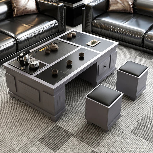 Black Modern Coffee Tables Marble Design Living Room Coffee Table Minimalist Floor Mesas De Centro Para Sala Furniture For Home