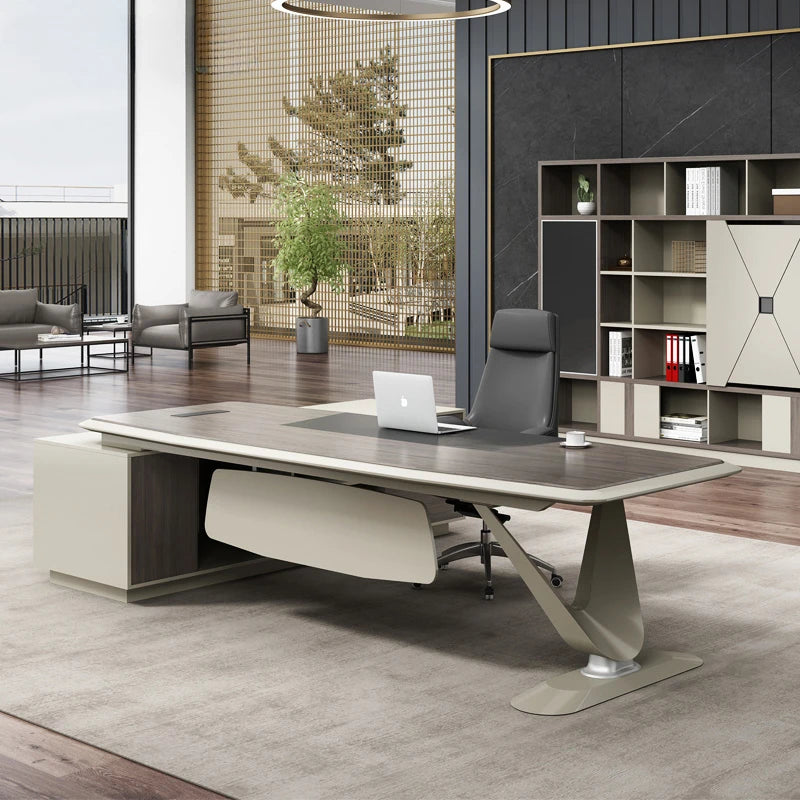 Modern Reception Office Desk Conference Student Vanity Executive Office Desk Storage Scrivania Con Cassetti Luxury Furniture