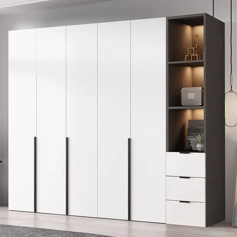 Shelf Shelve Wardrobes Organizer Nordic Luxury Open Closets Wardrobe Cabinet Drawers Rangement Chambre Bedroom Furniture