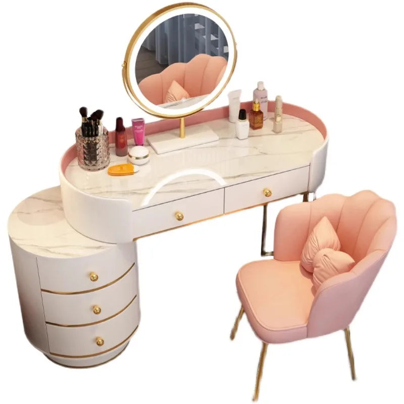 Light Luxury Dresser Master Bedroom 2024 New Modern Simple Small Apartment Makeup Table Storage Cabinet One Interior Decoration