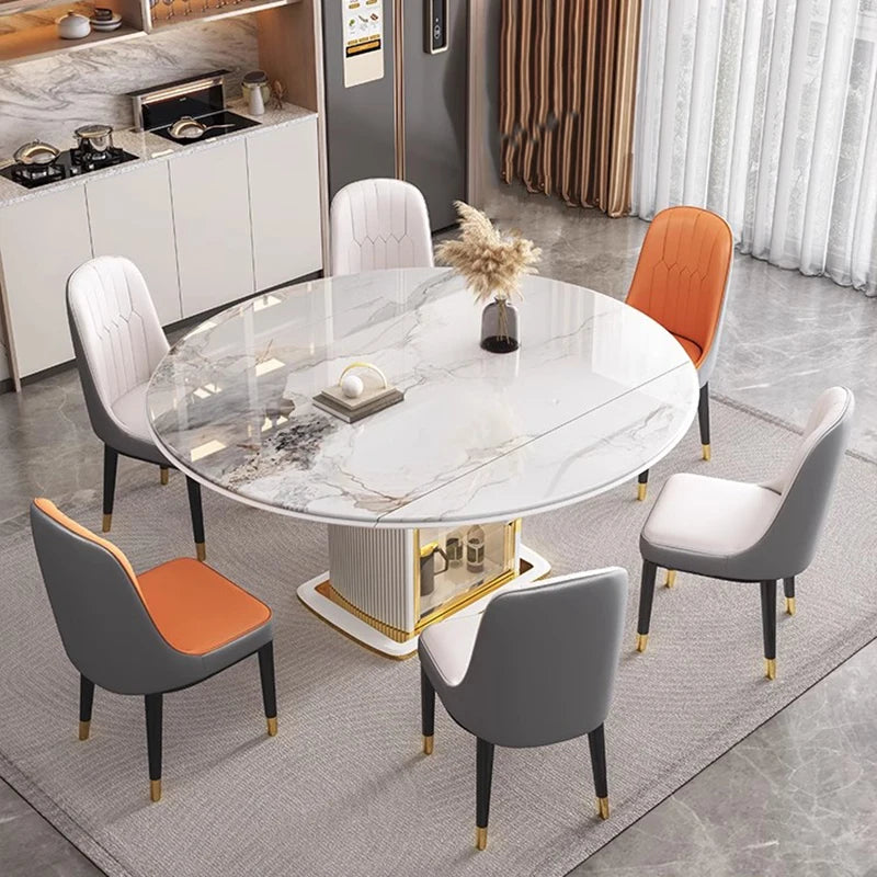 Coffee Dining Table Set Garden Extendable Luxury Marble Dining Room Sets Chairs Gaming Coiffeuse De Chambre Kitchen Furniture