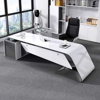 Storage L Shaped Office Desk Executive Supplies Modern Floor Computer Desks Modern European Mesa De Computador Theater Furniture