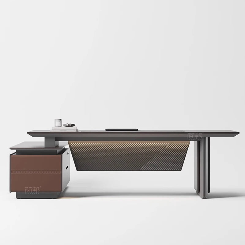 Italian Modern Coffee Luxury Boss Table Storage Nordic Office Desk Italian Executive Scrivanie Per Computer Office Furniture