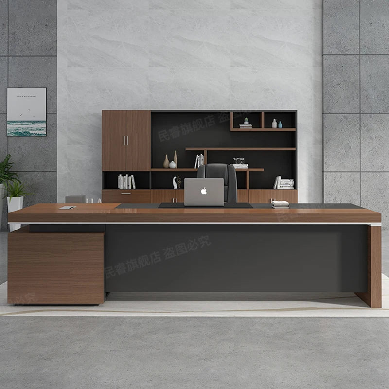 Luxury Free Shipping Office Desk Executive High Quality European Secretary Desk Filing Vintage Mesa Escritorio Home Furniture