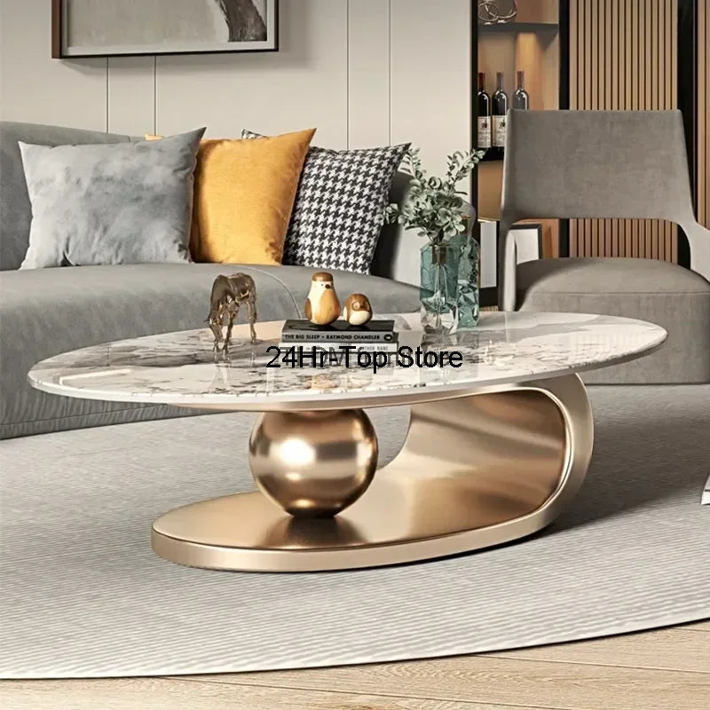 Nordic Living Room Coffee Tables Modern Design Decor Oval Coffee Tables Minimalist Mesa De Centro De Sala Home Furniture