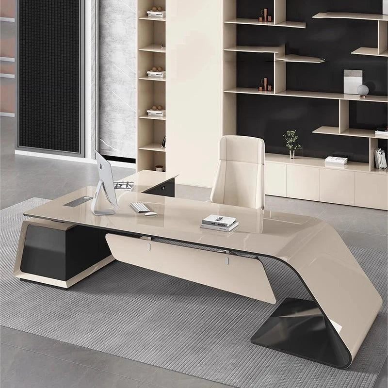 Auxiliary Desk Executive Office Desks Computer Organizer Desktop Accessories Escritorios De Oficina Reception Study Table Room