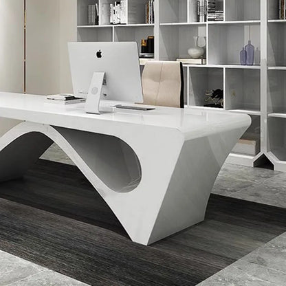 White Drawers Office Desks White Student Luxury Modern Home High Executive Work Desk Pc Tavolo Scrivania Ufficio Furniture